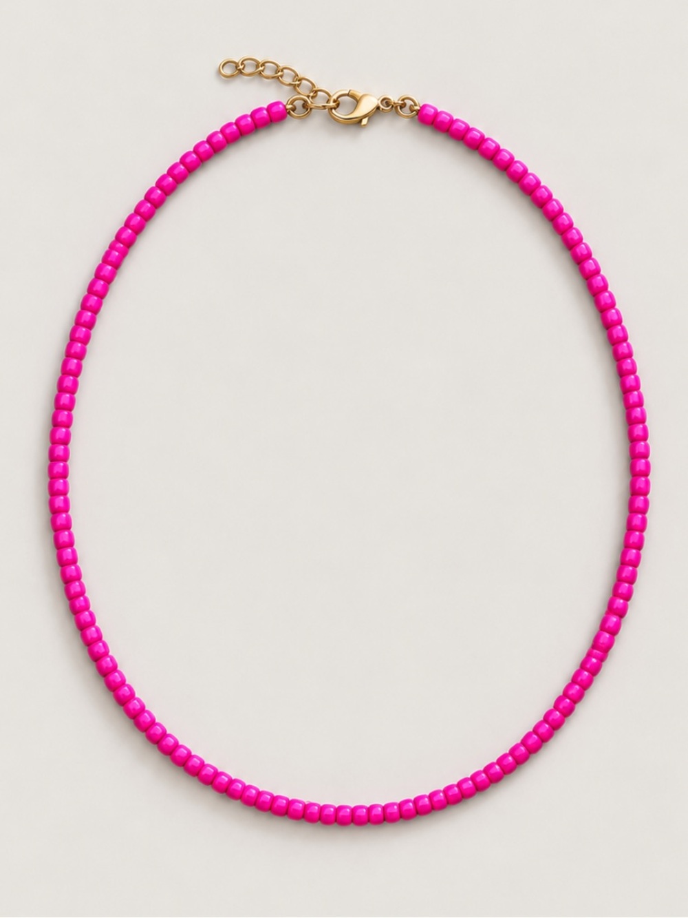 New! Pink Beaded Dopamine Necklace NWOT